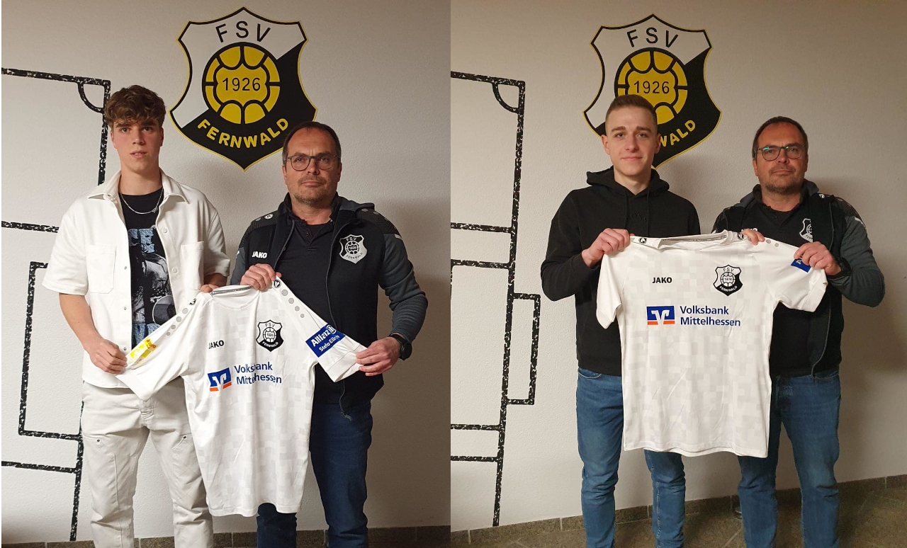 Mika Oberheim und Felix Hahn wechseln zur neuen Saison von der TSG Wieseck - JugendFörderzentrum zu uns.