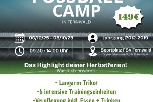 FUSSBALLCAMP IN FERNWALD