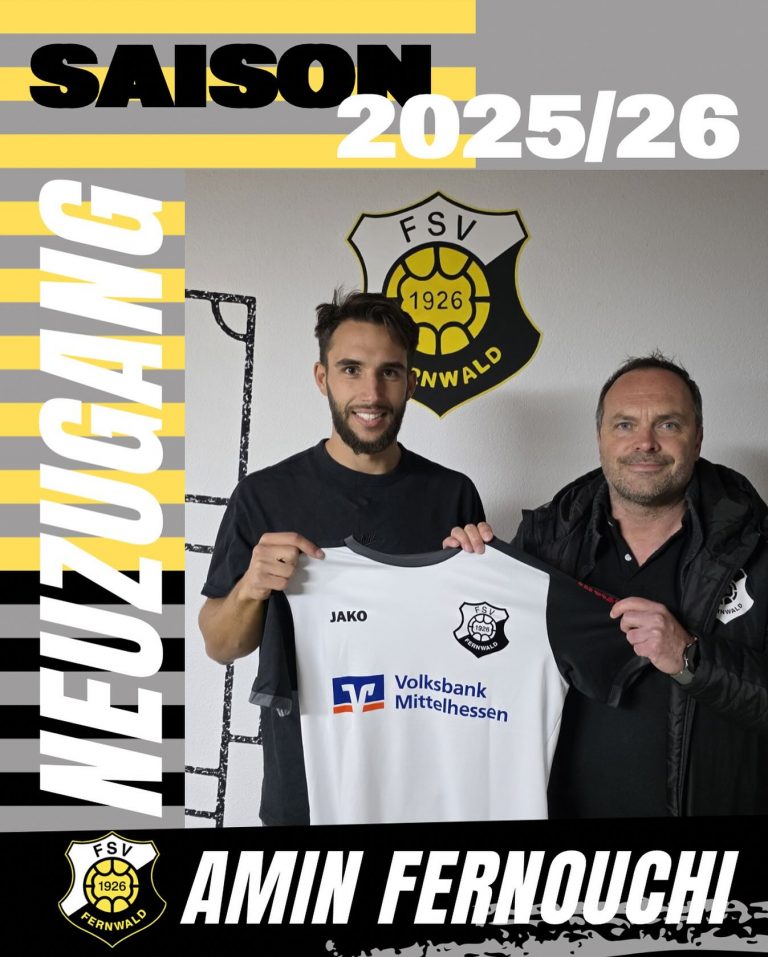 Wir freuen uns, Amin Fernouchi im Team begrüßen zu dürfen!