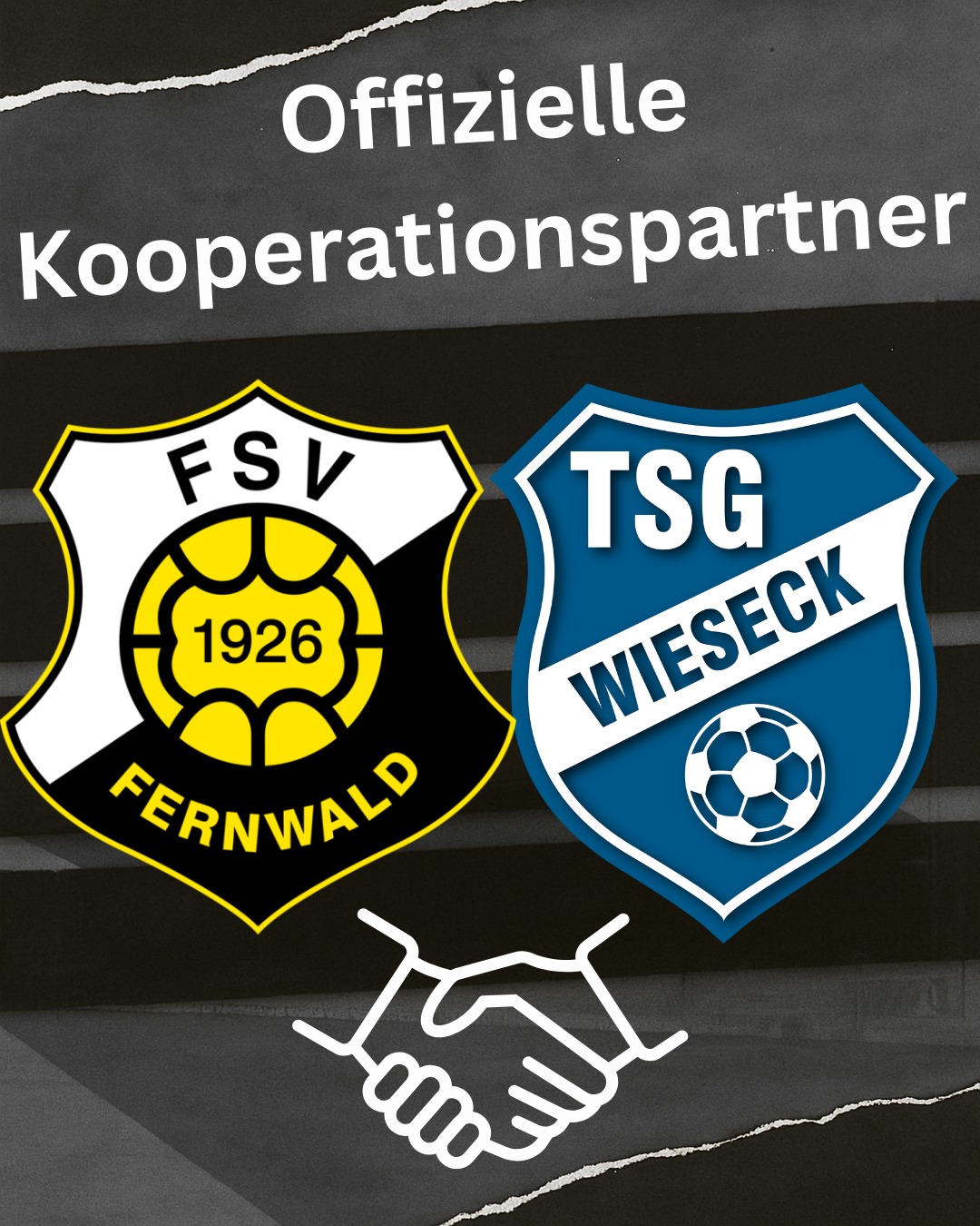 Wir freuen uns, heute eine starke Partnerschaft bekanntzugeben: Die TSG Wieseck und der FSV Fernwald gehen ab sofort gemeinsame Wege in der Talentförderung und Trainerausbildung!
