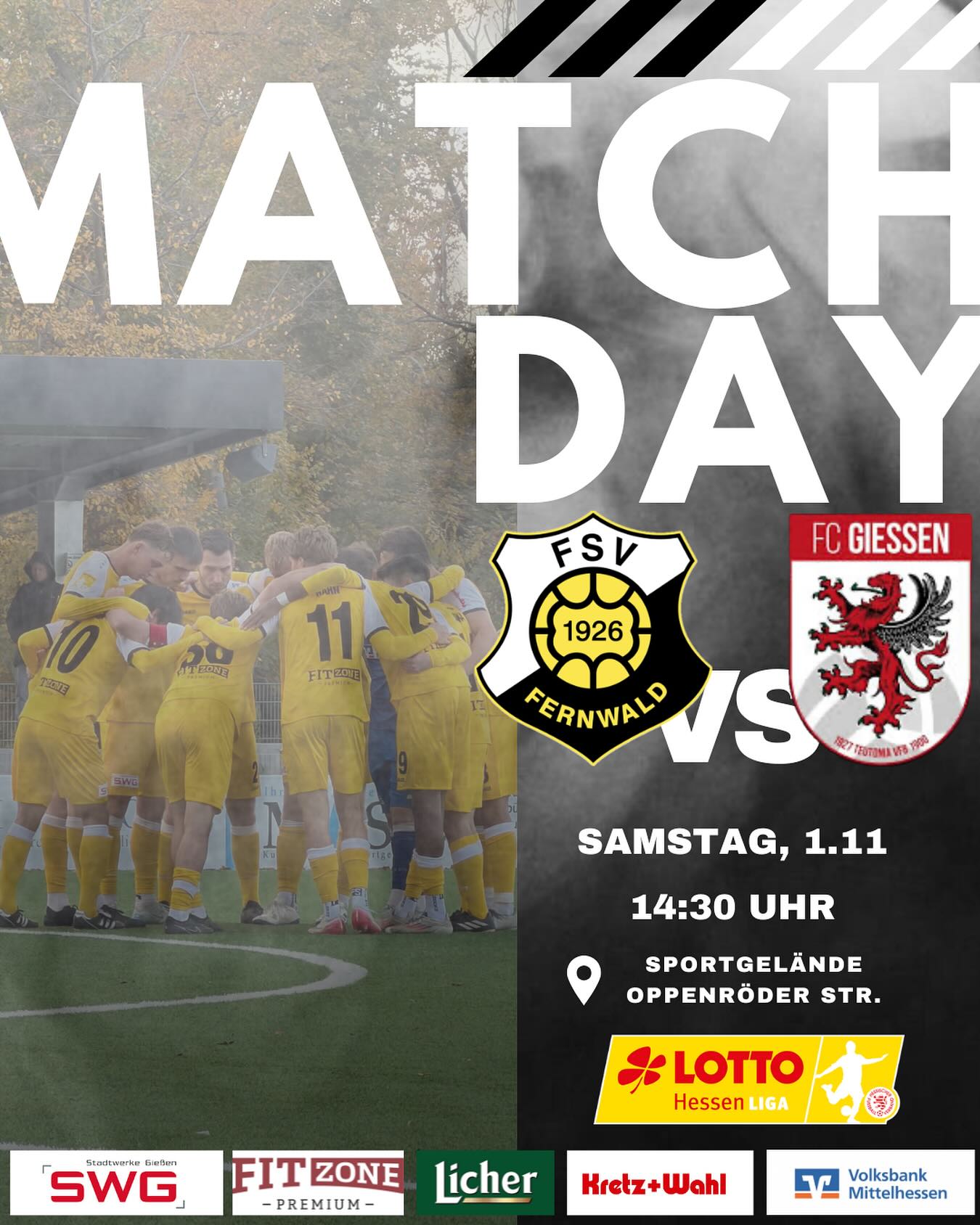 Am Samstag ist es endlich wieder so weit – Derby-Zeit in Fernwald!