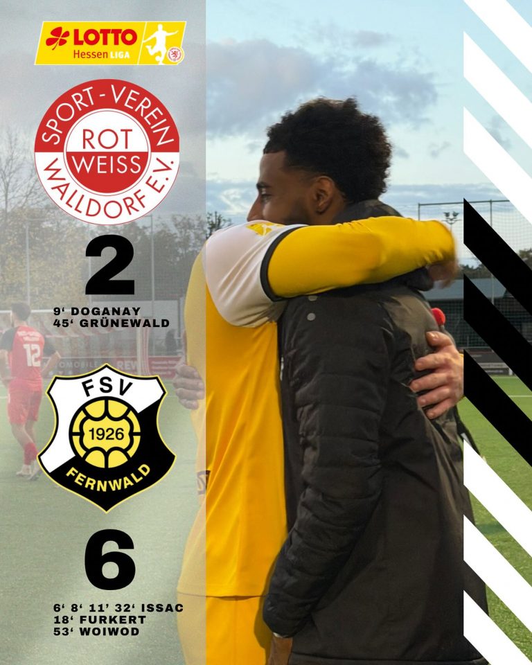 Furioser 6:2-Auswärtssieg in Walldorf