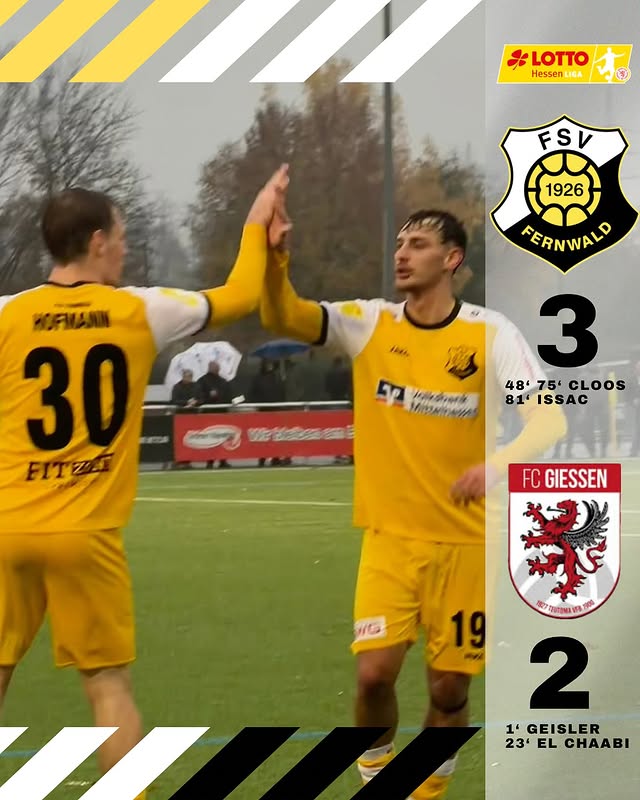 Was für ein Spiel! Im strömenden Regen haben wir Moral gezeigt und das Derby gegen den FC Gießen nach 0:2-Rückstand noch mit 3:2 gewonnen.