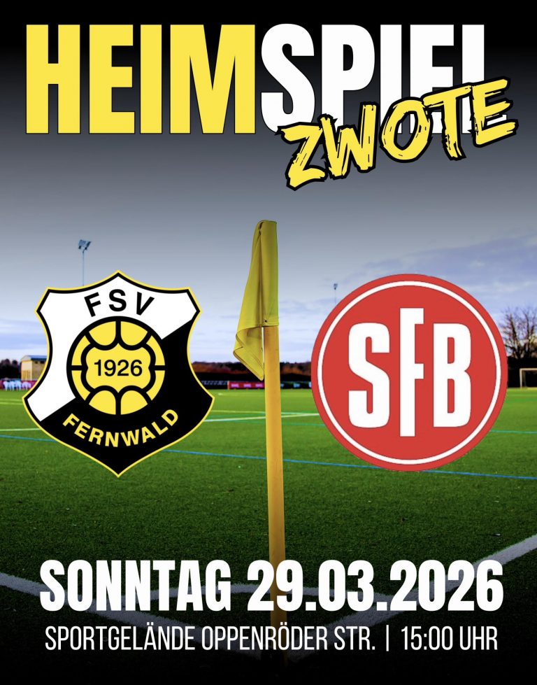 Am Sonntag steht für die zweite Mannschaft des FSV Fernwald ein echtes Derby an. Mit den Sportfreunden aus Burkhardsfelden kommt ein ambitionierter Gegner nach Steinbach, der den Wiederaufstieg fest im Blick hat und aktuell als Tabellendritter ganz oben mitmischt.