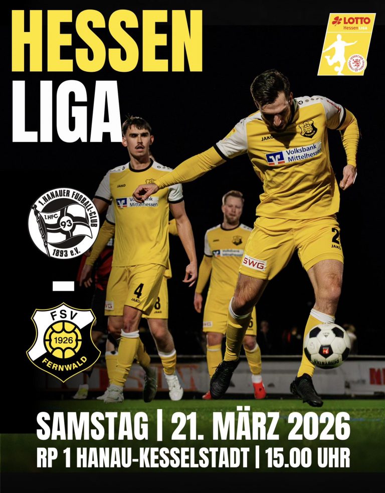 Nach zwei Heimspielen ohne Sieg will der FSV endlich wieder ein Erfolgserlebnis feiern. Die Aufgabe beim 1. Hanauer FC 93 scheint auf dem Papier machbar, denn die Gastgeber stehen aktuell auf dem letzten Tabellenplatz. Doch in einer ausgeglichenen Liga gibt es keine einfachen Spiele.