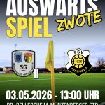Auswärtsaufgabe für unsere Zwote