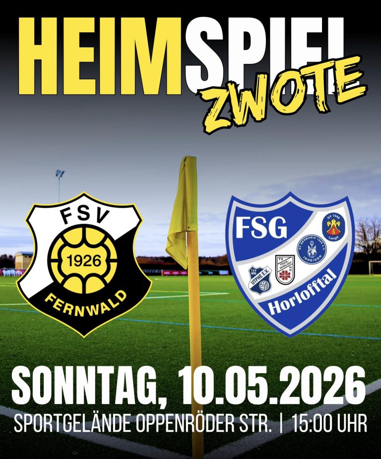 Am Sonntag steht für die Zwote das vorletzte Heimspiel der Saison auf dem Programm. Die FSG Horlofftal hat ihre letzten beiden Spiele gewonnen und kommt mit entsprechendem Selbstbewusstsein an die Oppenröder Straße.