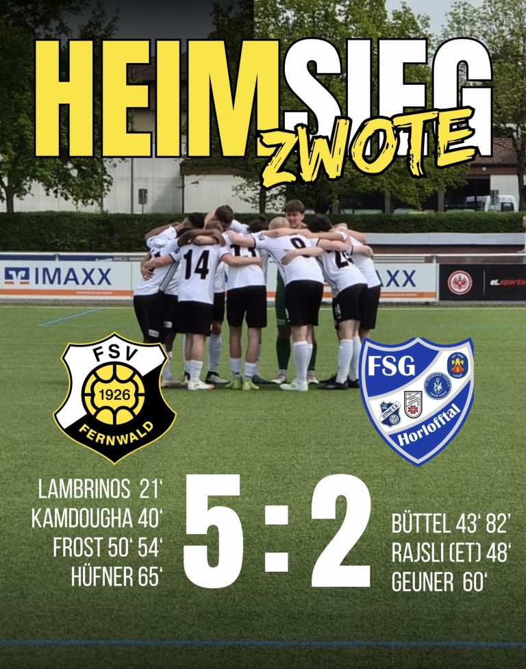 Obwohl es für beide Mannschaften sportlich um nichts mehr ging, lieferte sich die Zwote mit der FSG Horlofftal ein packendes und torreiches Duell.