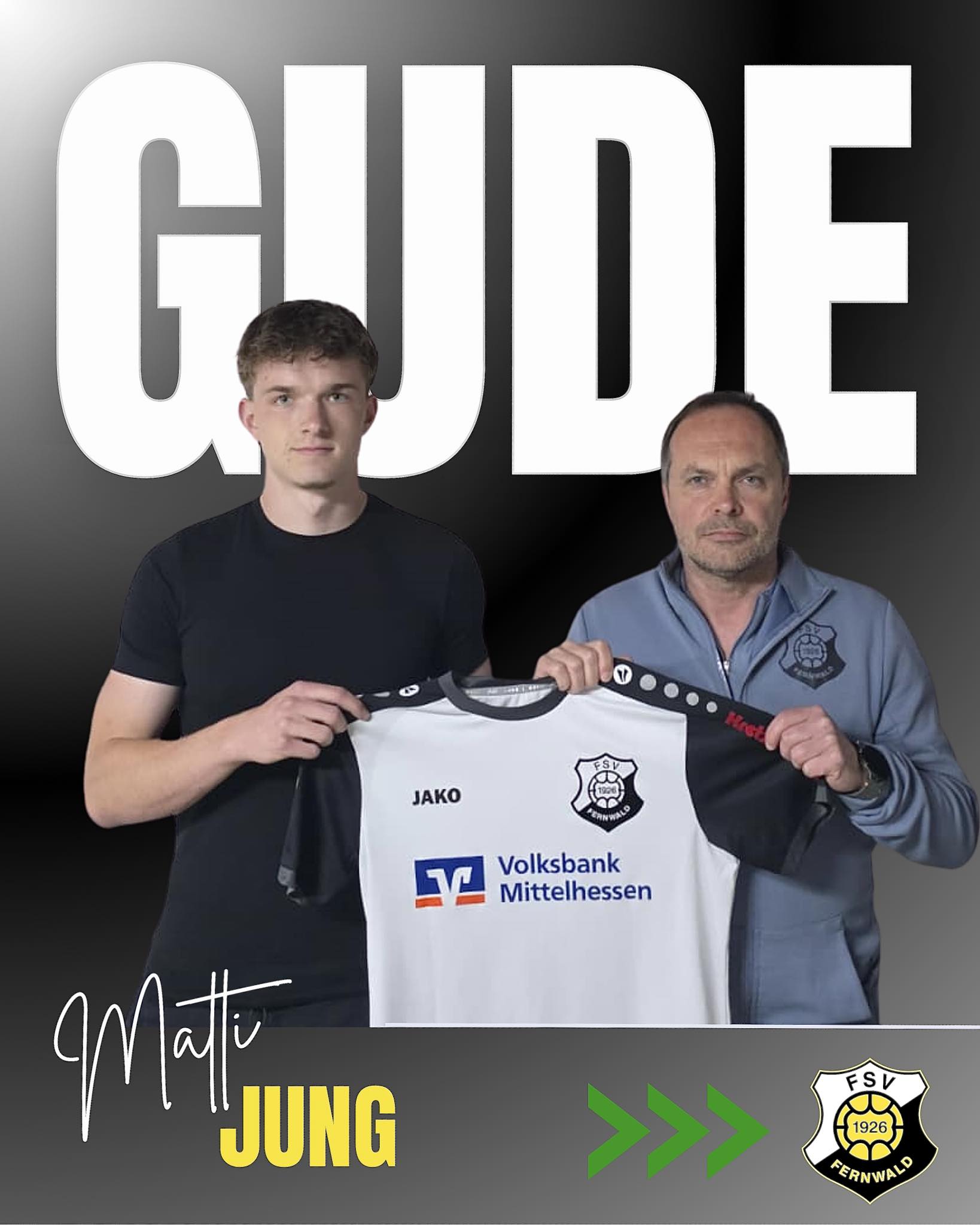 Mit Matti Jung hat uns ein weiterer Spieler seine Zusage gegeben.