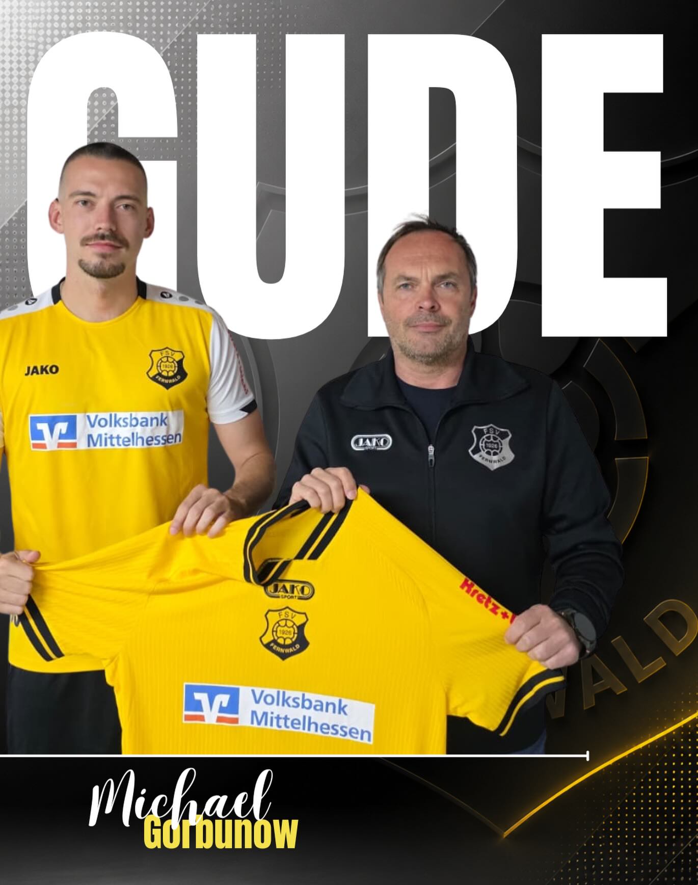Mit Michael Gorbunow begrüßen wir einen weiteren Neuzugang für die Saison 2026/27 beim FSV Fernwald!